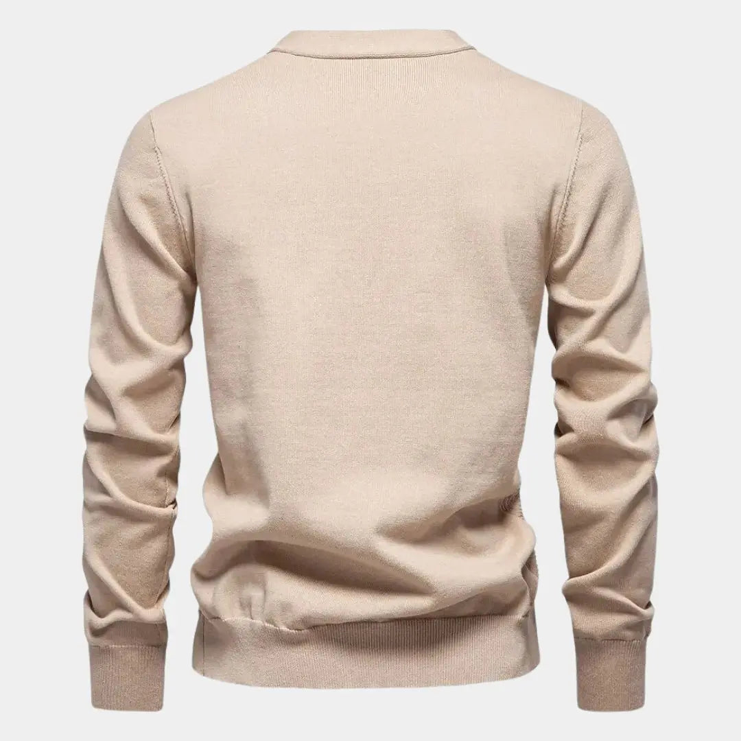 Éthn Sweater Cardigan Tricot à Col V Élégant - Confort et Style Assuré