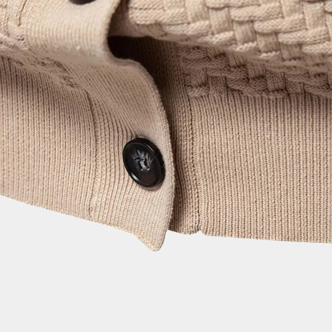 Éthn Sweater Cardigan Tricot à Col V Élégant - Confort et Style Assuré