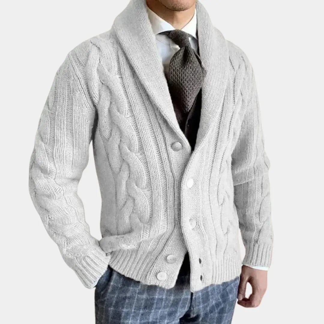 Éthn Sweater Cardigan Tricoté pour Hommes - Élégance et Confort Assuré