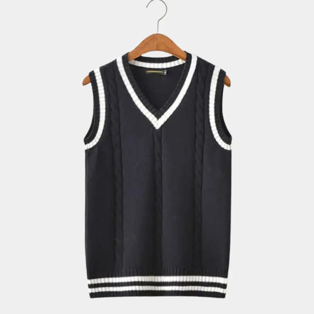 Éthn Sweater Gilet Tricot Élégant Col V - Chic et Confortable pour Toutes Occasions