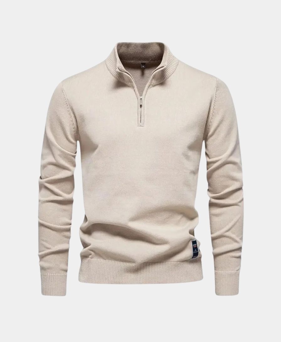 Éthn Sweater Gilet Tricot à Zip Demi - Élégance et Confort Inégalés