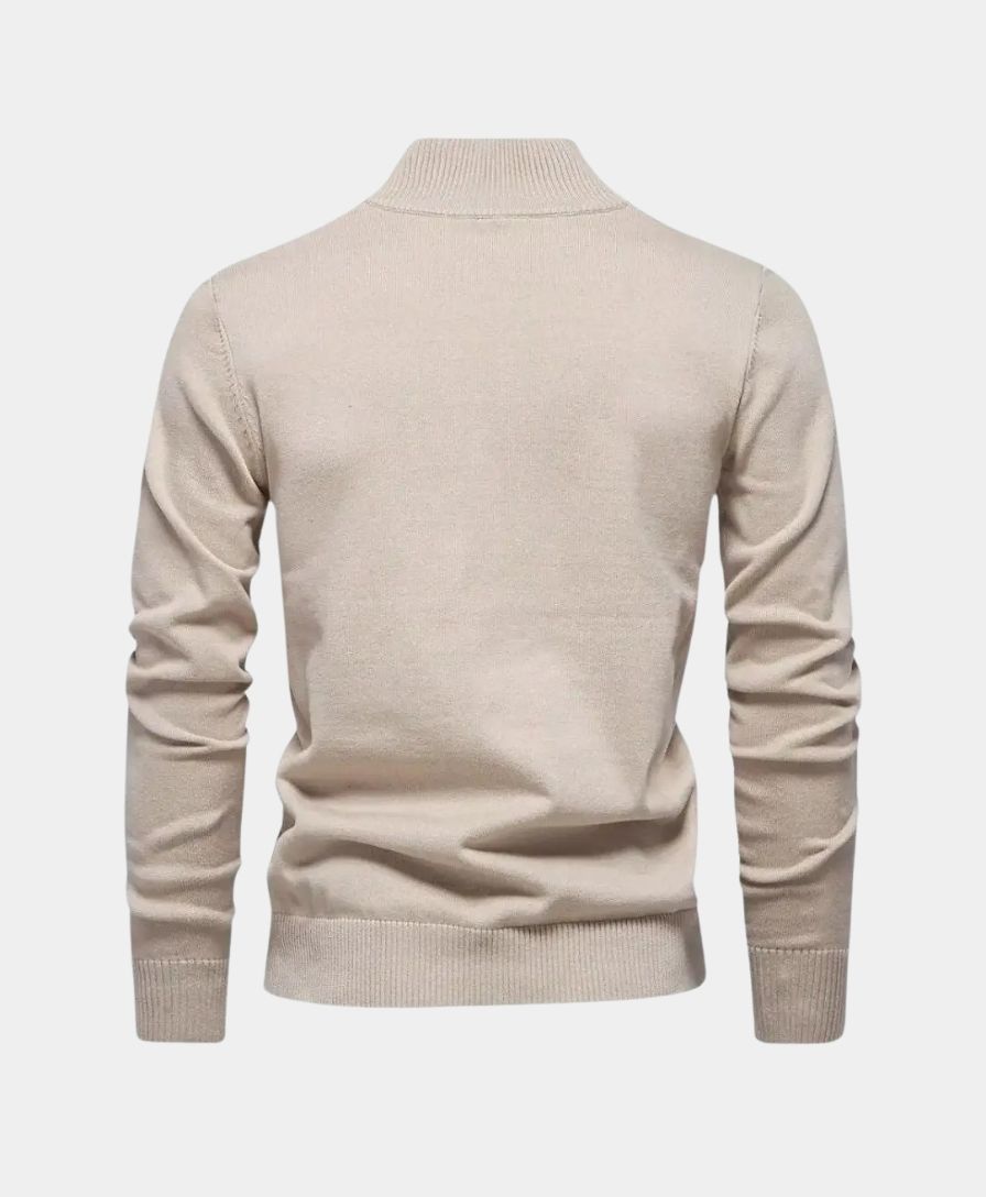 Éthn Sweater Gilet Tricot à Zip Demi - Élégance et Confort Inégalés