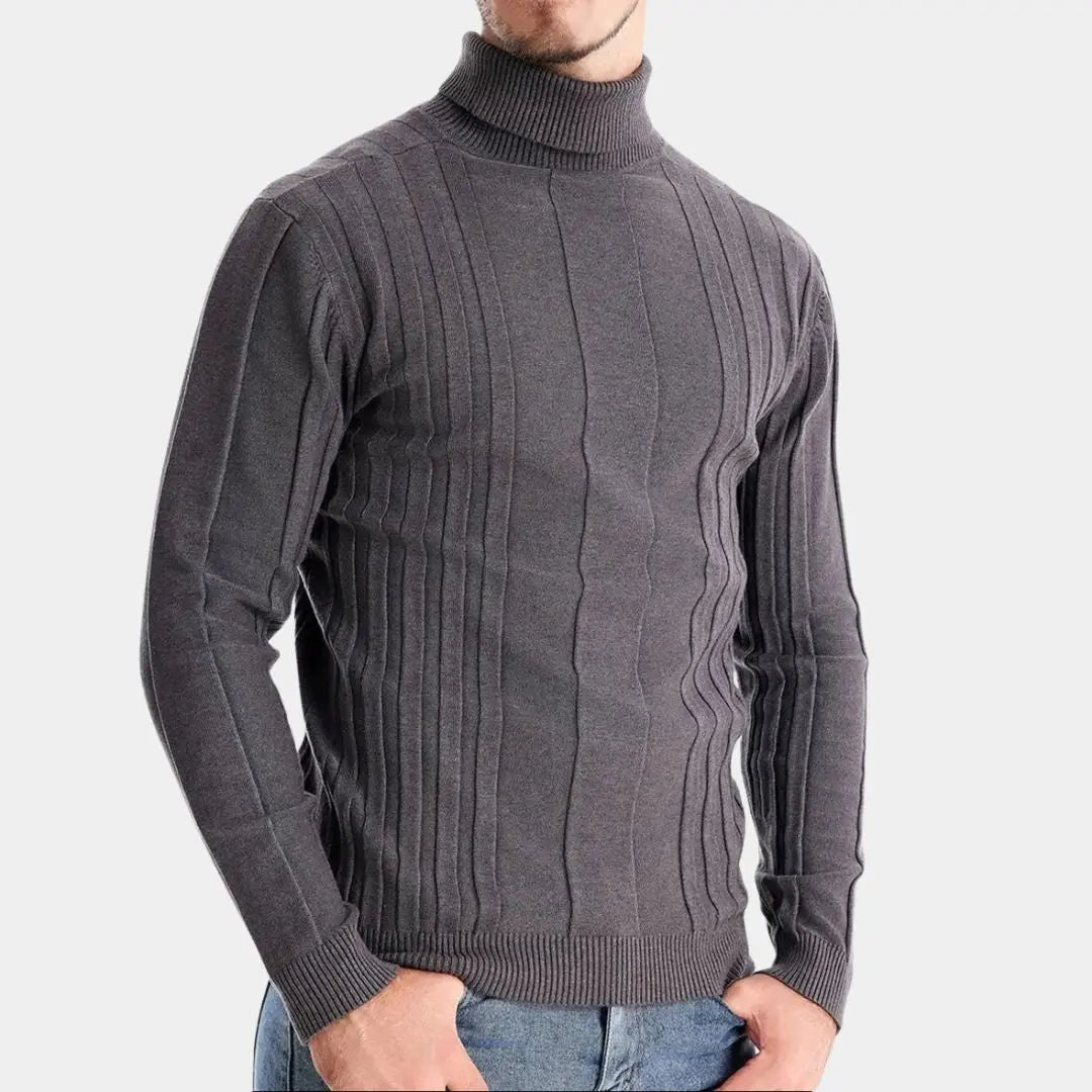Éthn Sweater Pull en maille col roulé - Élégance et Confort Inégalés