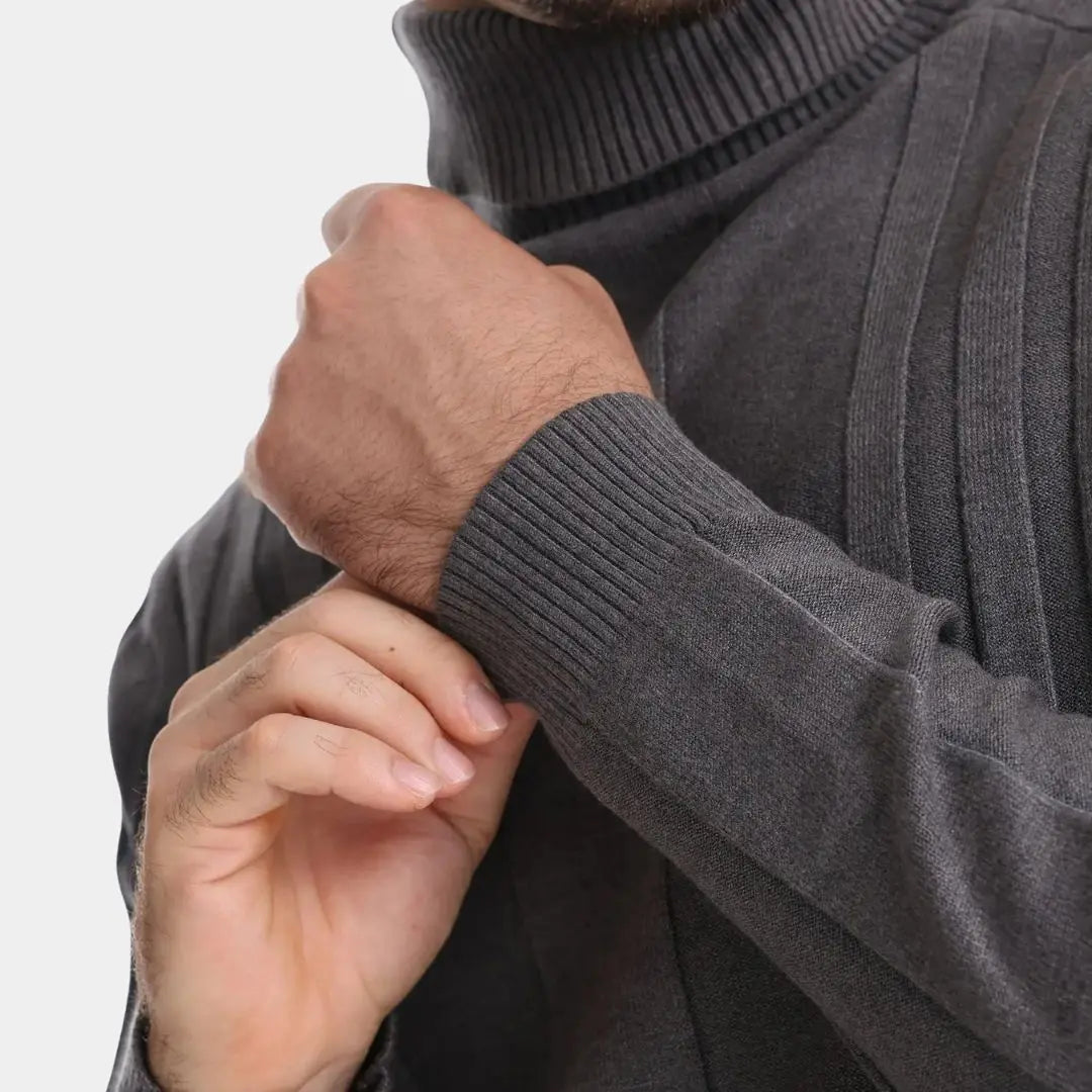 Éthn Sweater Pull en maille col roulé - Élégance et Confort Inégalés
