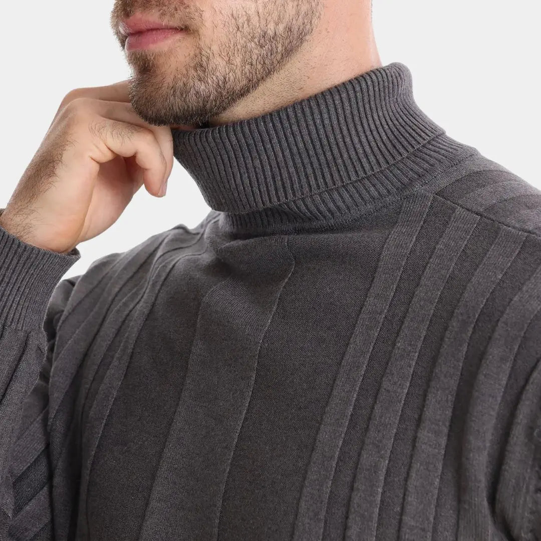 Éthn Sweater Pull en maille col roulé - Élégance et Confort Inégalés