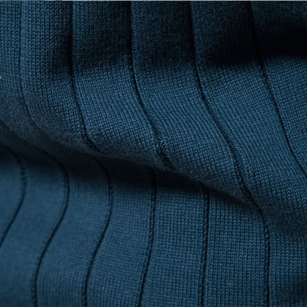 Éthn sweater Cardigan Tricot à Fermeture Éclair en Jacquard Uni - Élégance Confortable