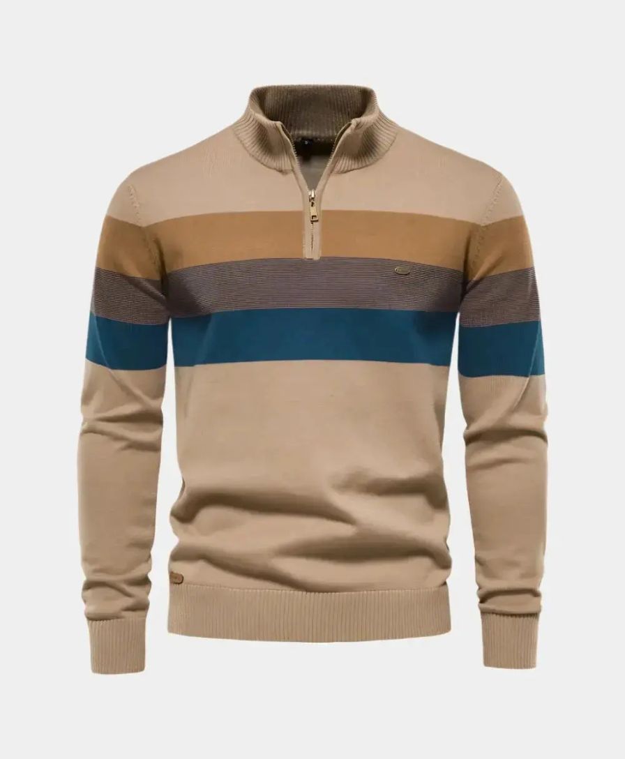 Éthn sweater Pull Minimaliste à Col Montant - Élégance et Confort Inégalés