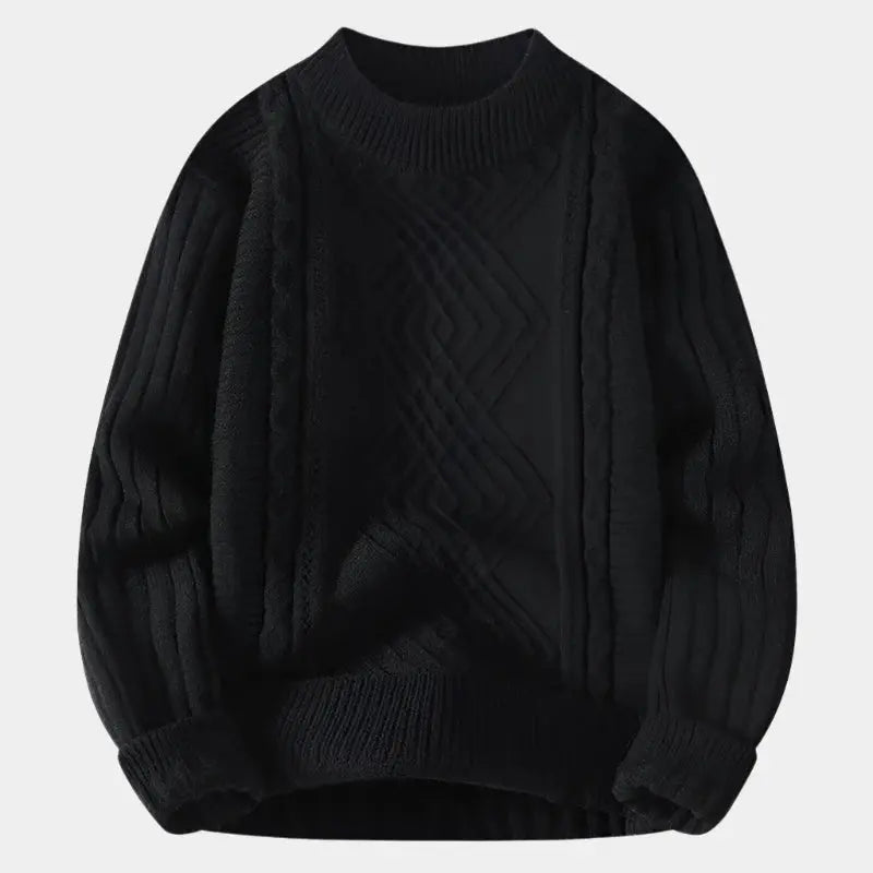 Éthn sweater Pull Texturé Minimaliste - Élégance et Confort Assuré