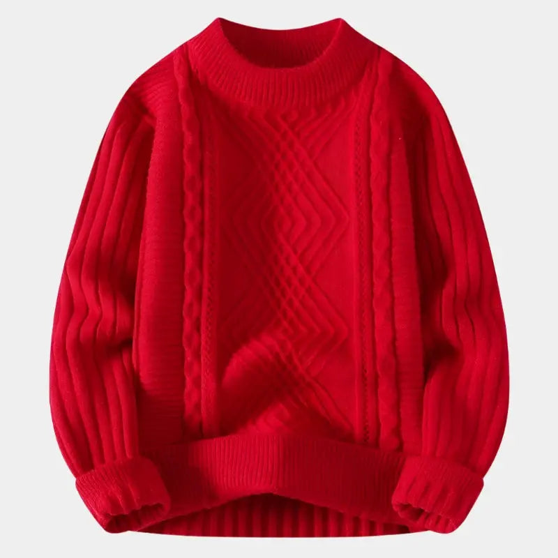 Éthn sweater Pull Texturé Minimaliste - Élégance et Confort Assuré