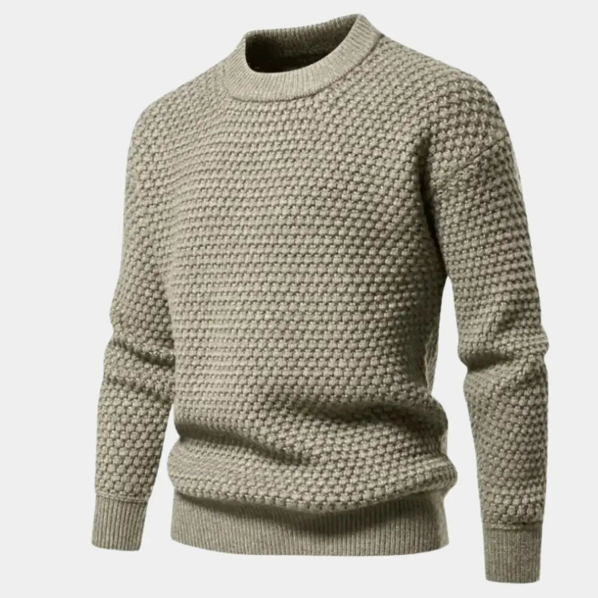 Éthn sweater Pull Texturé Vieille Argent - Élégance et Confort Inégalés