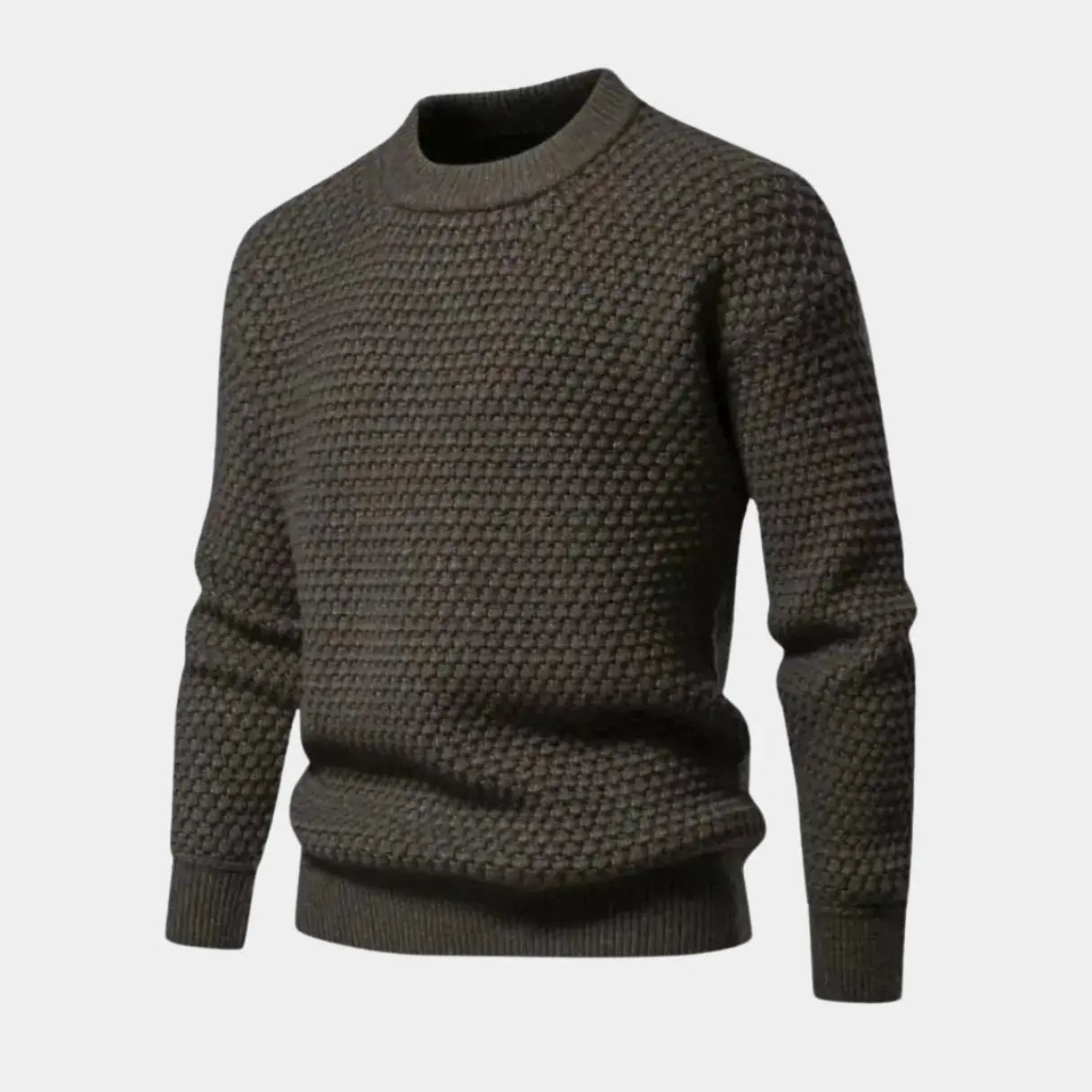 Éthn sweater Pull Texturé Vieille Argent - Élégance et Confort Inégalés