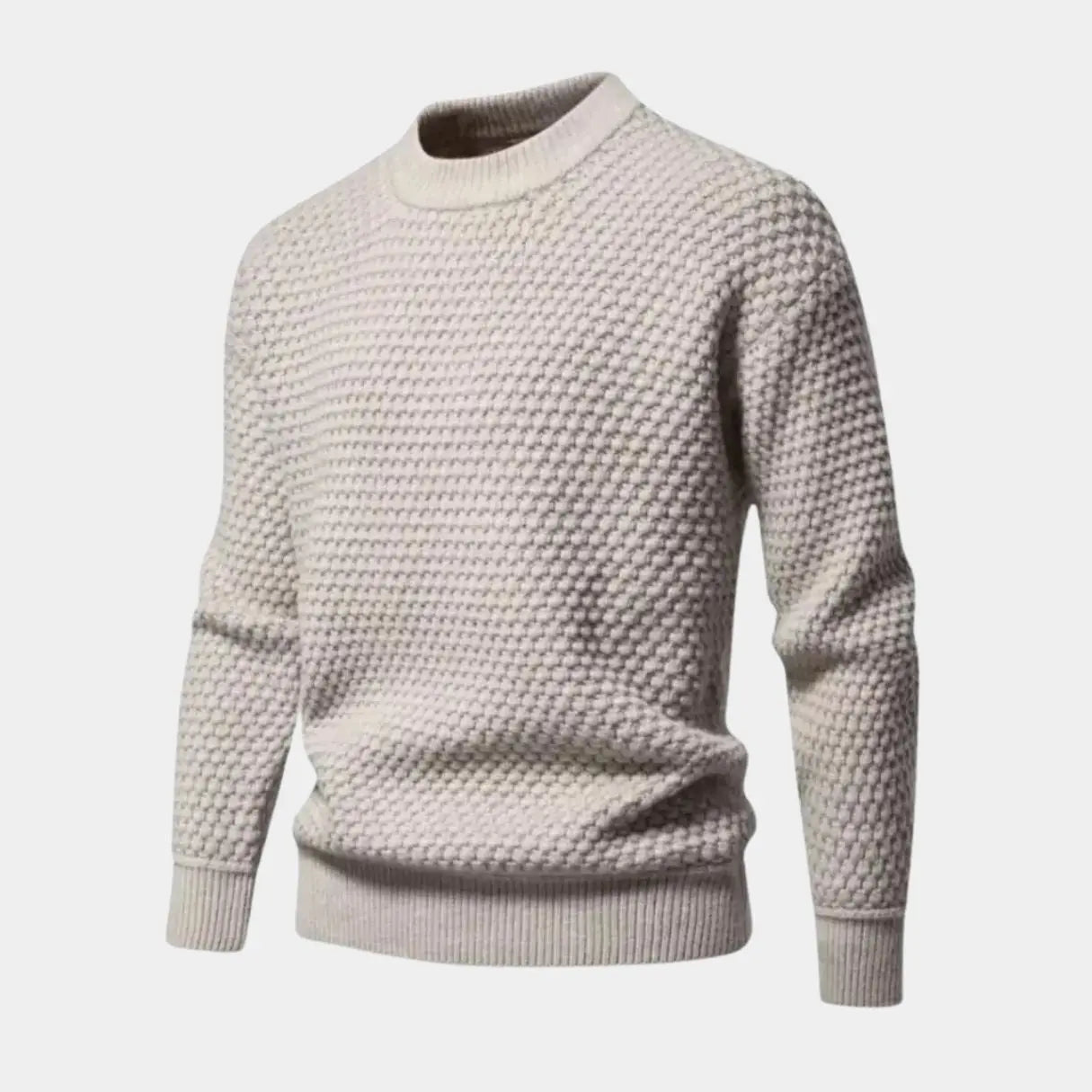 Éthn sweater Pull Texturé Vieille Argent - Élégance et Confort Inégalés