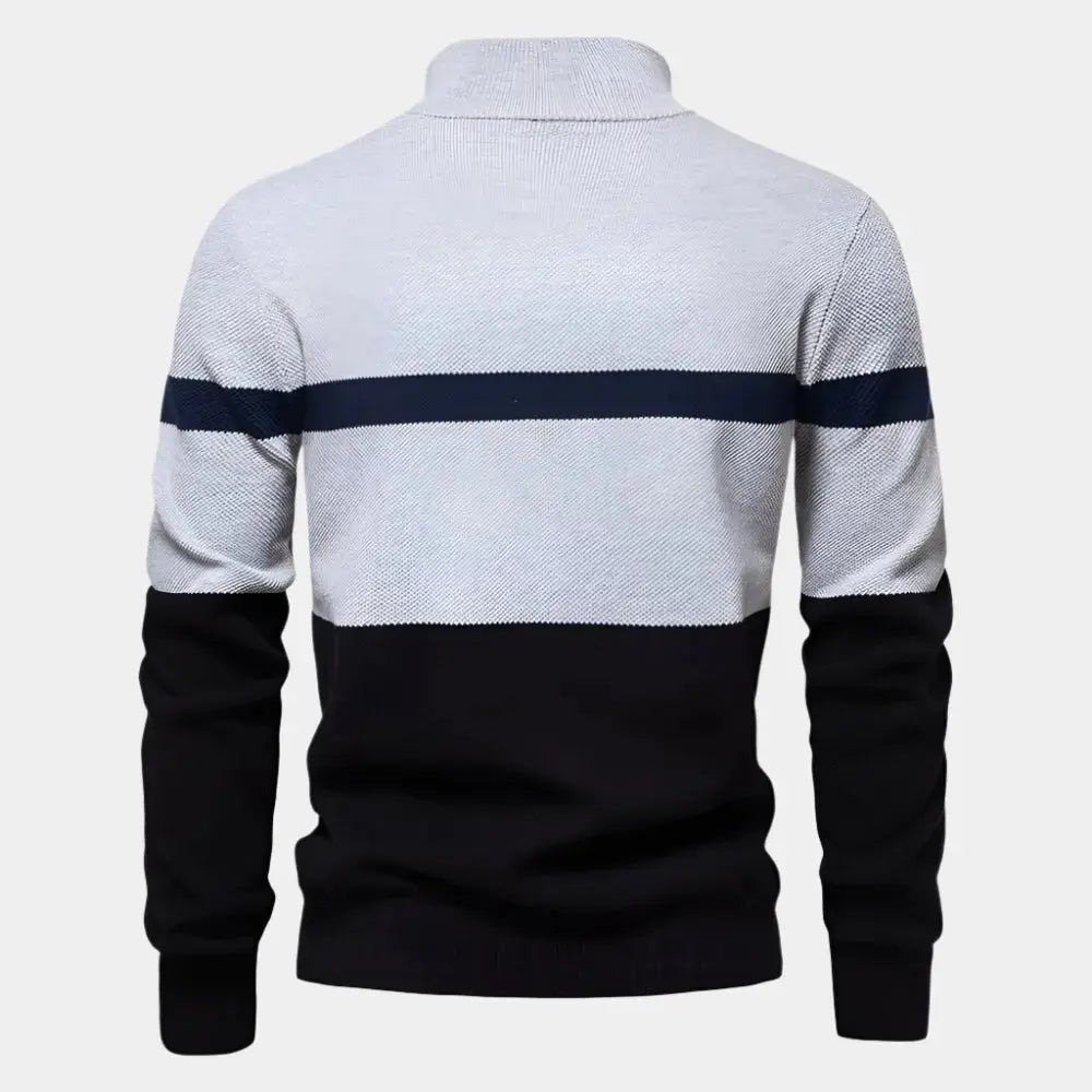 Éthn sweater Pull à col zippé élégant - Confort et style moderne