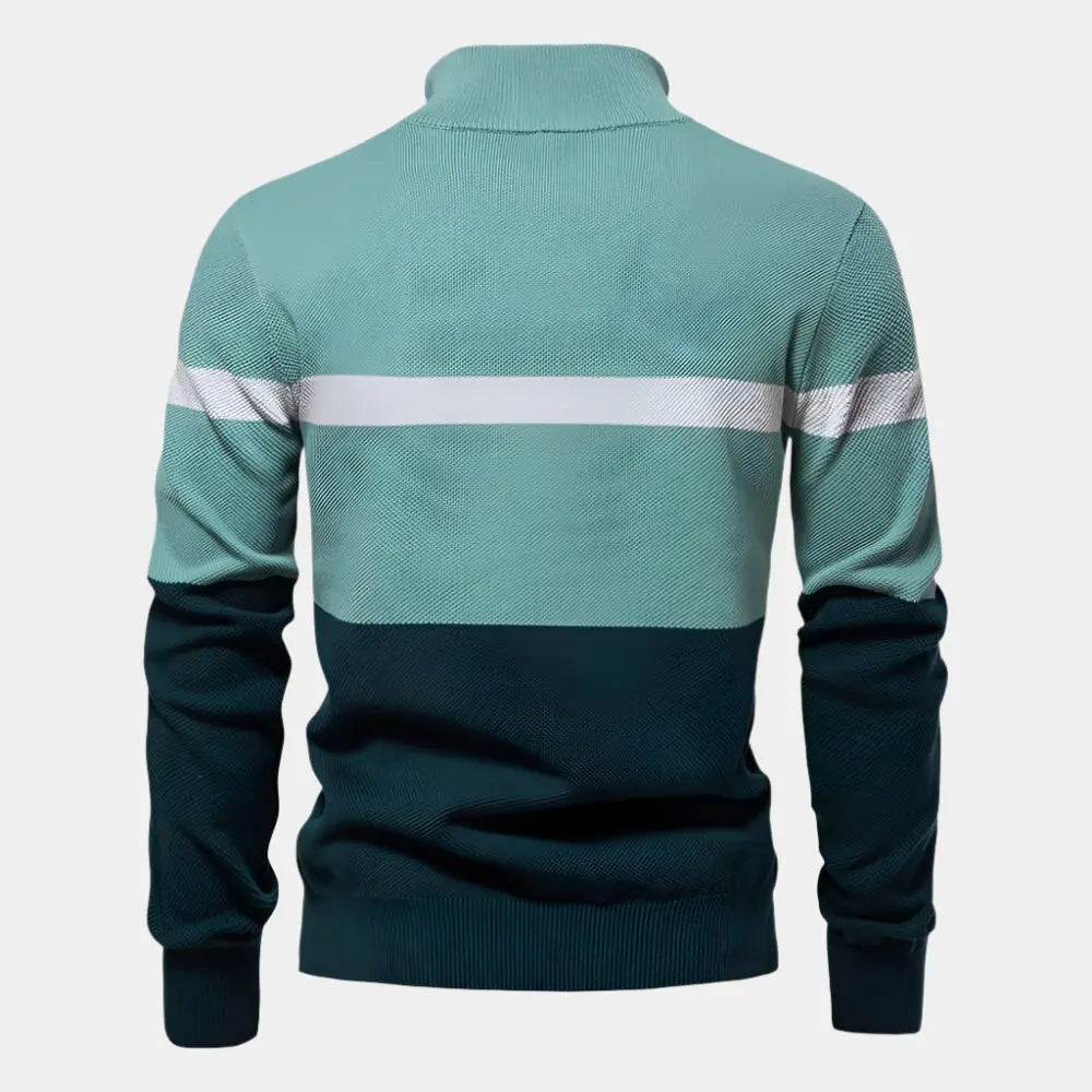 Éthn sweater Pull à col zippé élégant - Confort et style moderne