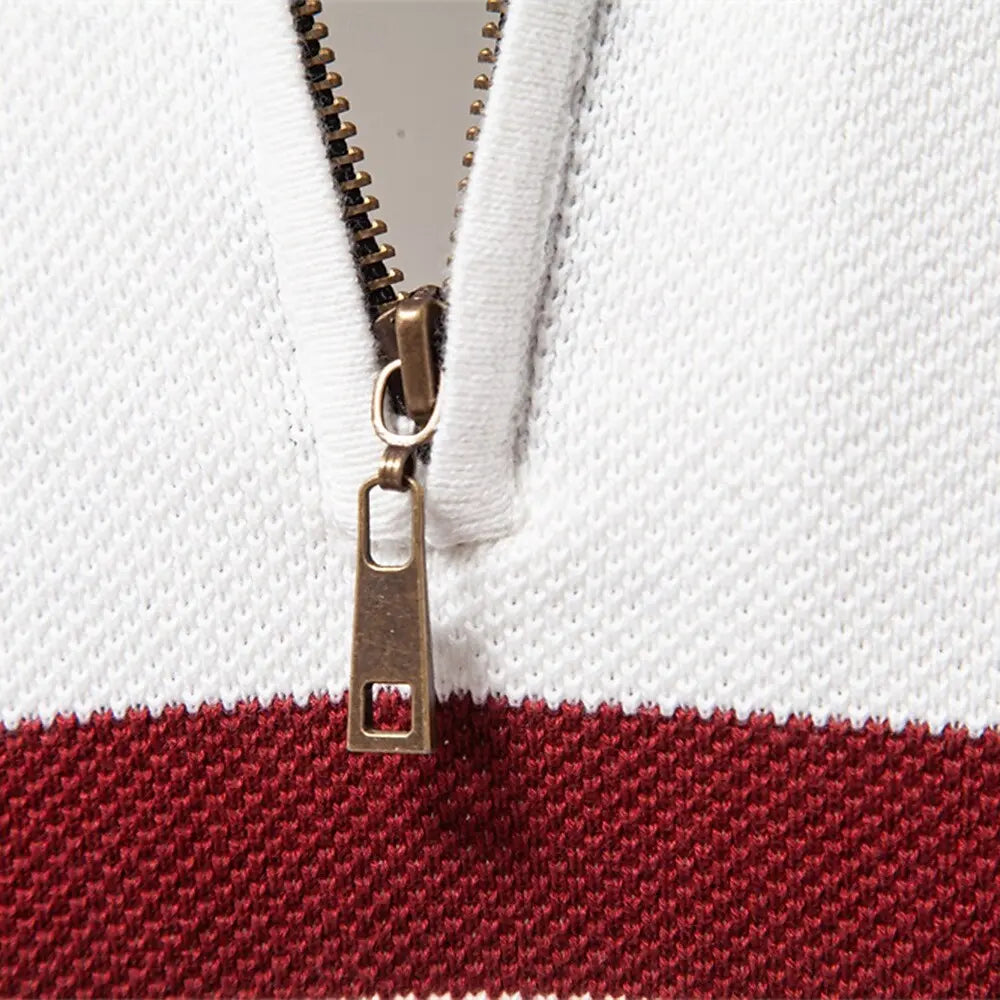 Éthn sweater Pull à col zippé élégant - Confort et style moderne