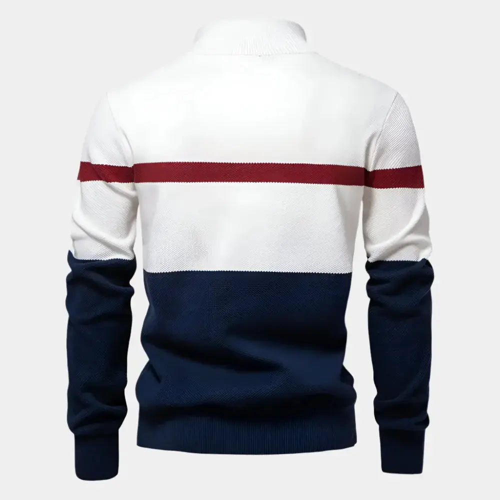 Éthn sweater Pull à col zippé élégant - Confort et style moderne