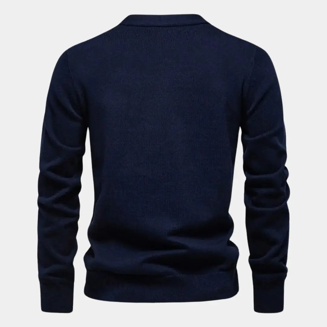 Éthn Sweater Cardigan Tricot à Col V Élégant - Confort et Style Assuré