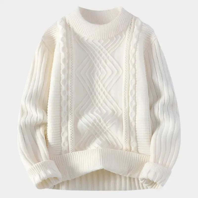 Éthn sweater Pull Texturé Minimaliste - Élégance et Confort Assuré